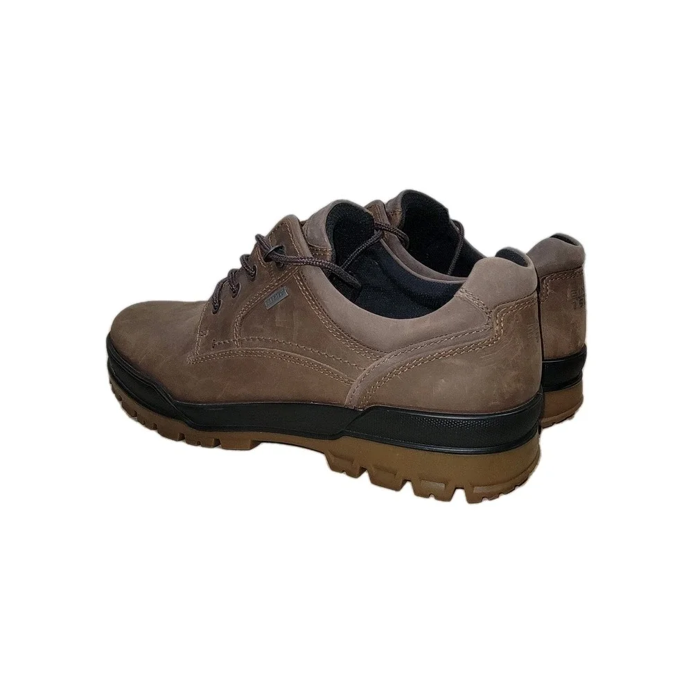 ECCO Track 6 Gore-Tex Mens Hiking Shoes Brown Leather Waterproof Size 12 / EU 46